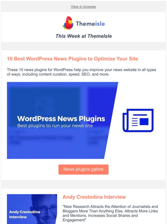 ThemeIsle: 10 best news plugins for WordPress 🗞️ (also: an interview ...