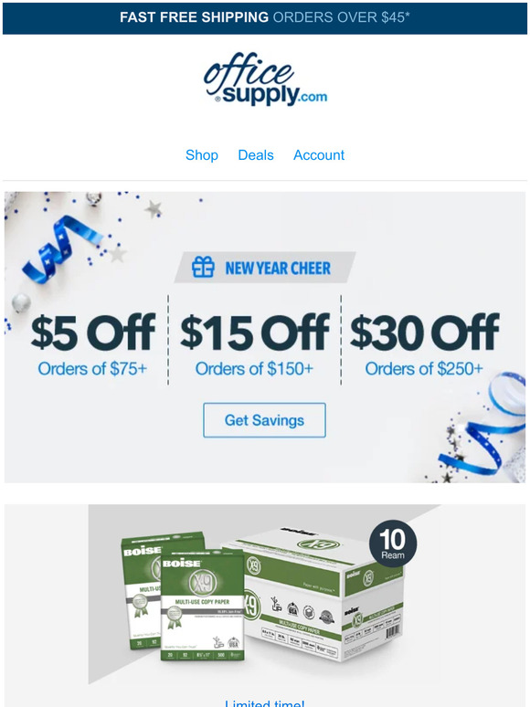 Starting N-O-W!! Up to $30 OFF!