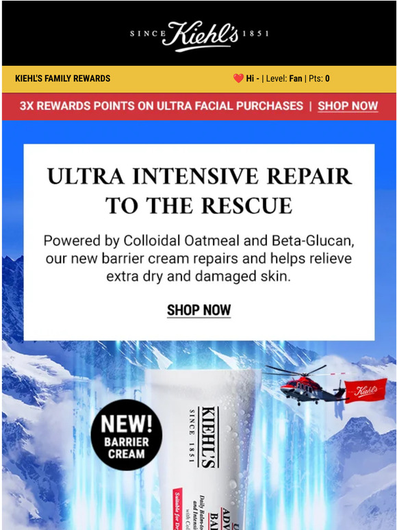 Kiehl's: Introducing The NEW Ultra Facial Barrier Cream! | Milled