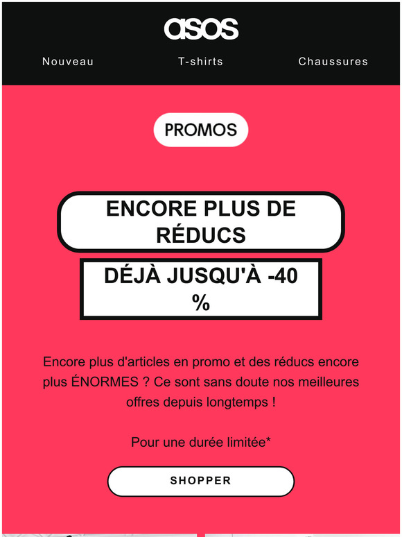 Jusqu'à -40 % sur les PROMOS 💸🕺