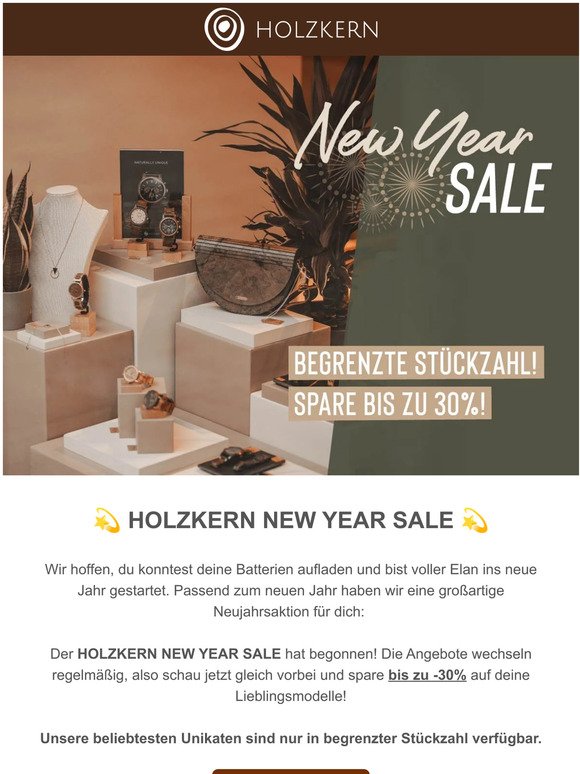 New Year Sale 💥 Jetzt bis zu -30% sparen!