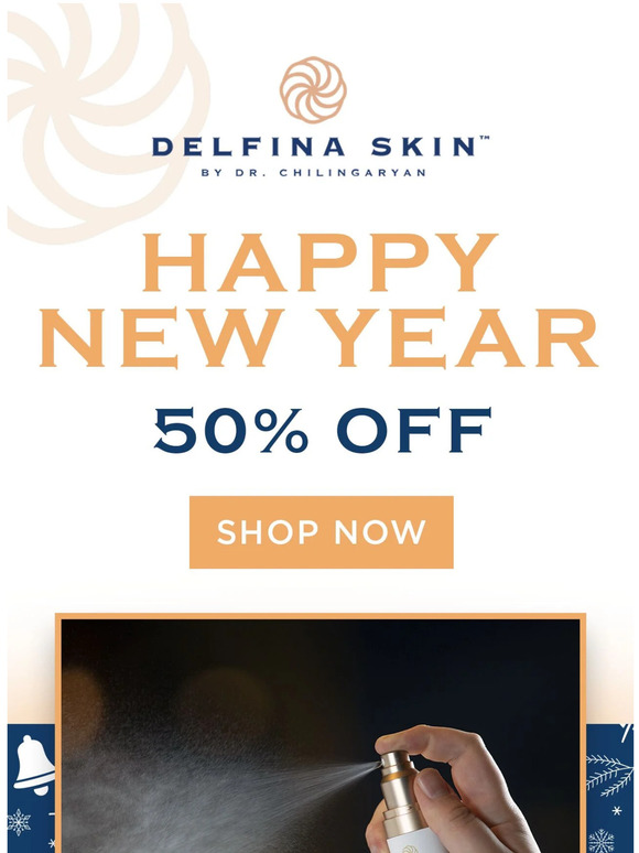 Happy New Year! 50% Off ⚡ It’s time to be festive! 🎁 ✨