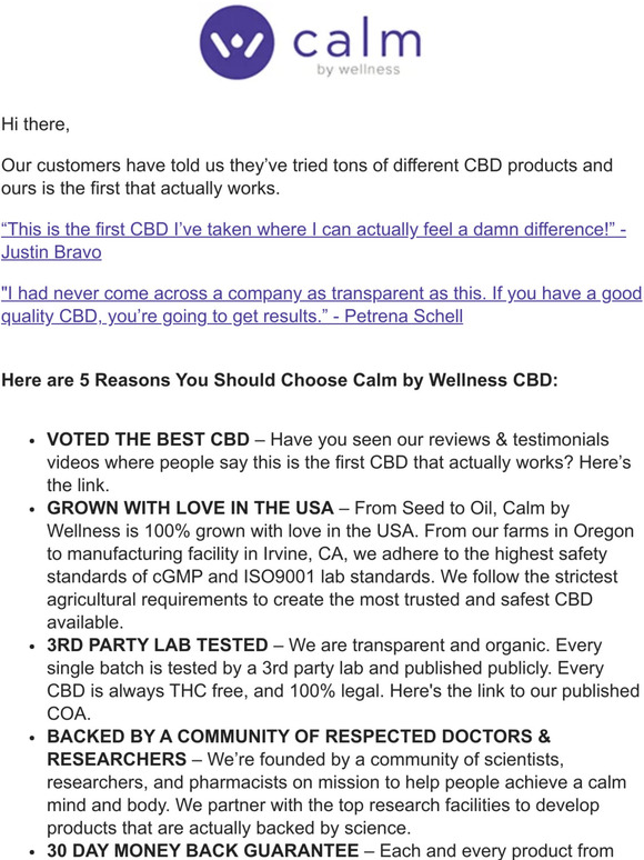 5 Reasons THIS is the Best CBD
