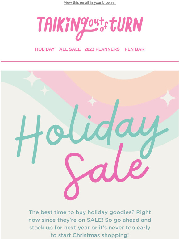 A major TOOT holiday sale!!