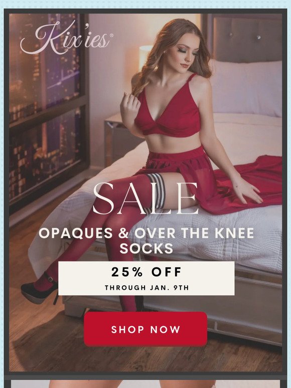 25% OFF Knee Socks and Opaques