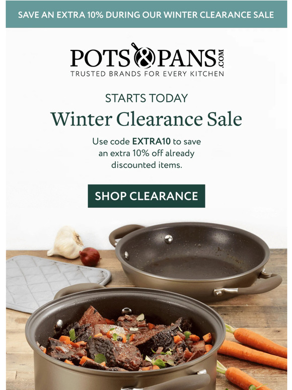 Winter Clearance Sale STARTS TODAY Milled