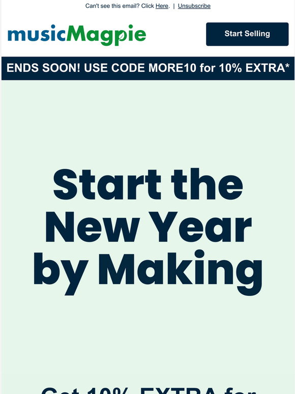 music magpie Kick off 2023 by getting paid for your tech! 🎉🥳 Milled