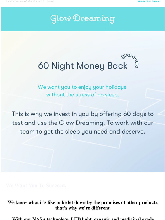 60 Days to Try the Glow!