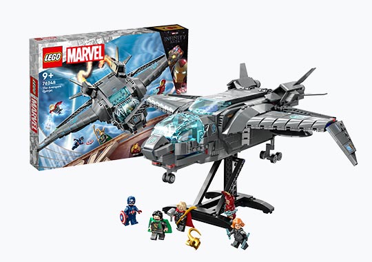 LEGO 76248 Marvel The Avengers Quinjet Infinity Saga Set