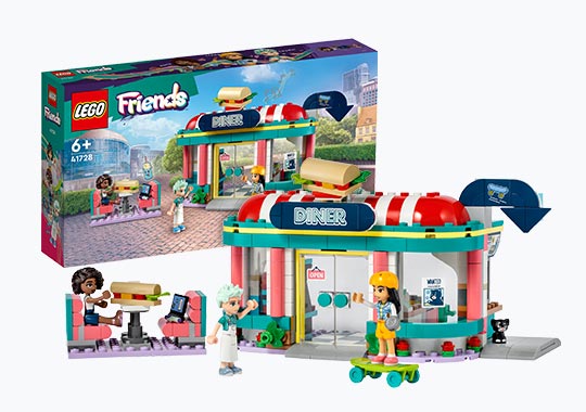 LEGO 41728 Friends Heartlake Downtown Diner Restaurant Set