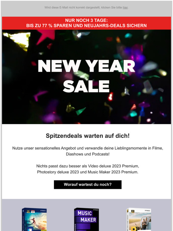 Letzte Chance: Bestseller bis zu - 77 % !