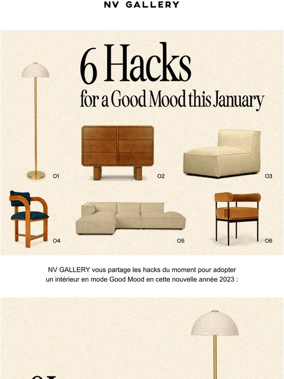 HOME HACKS : 6 Tips du mois de Janvier 💡