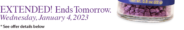 Ends Tomorrow