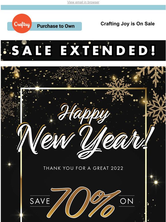 Just In - 70% Off EXTENDED!