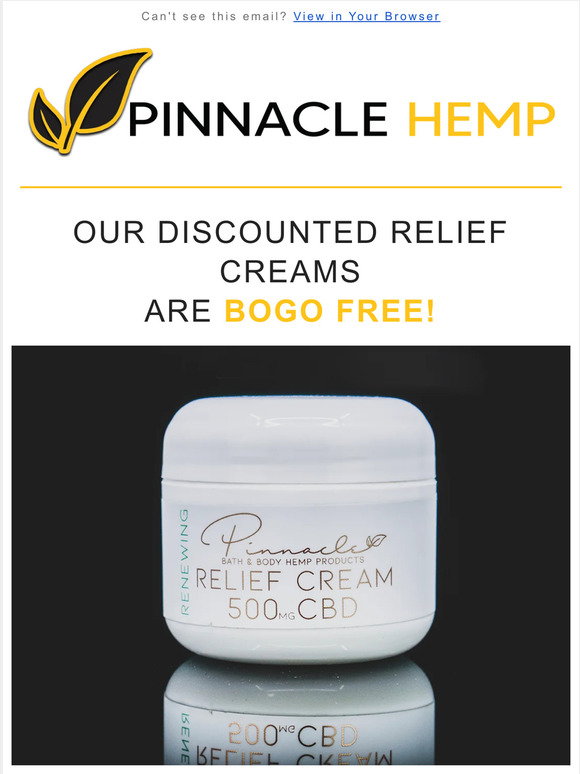 Pinnacle Hemp - Renewing Relief Cream - 750mg - 2oz main image 1