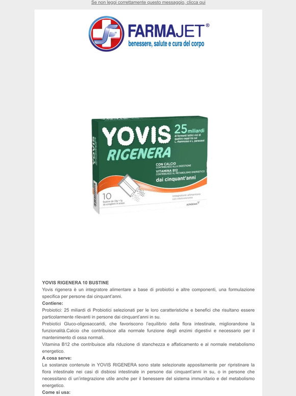 Fara Jet FarmaJet: Cura la Disbiosi Intestinale e il Colon Irritabile | Milled