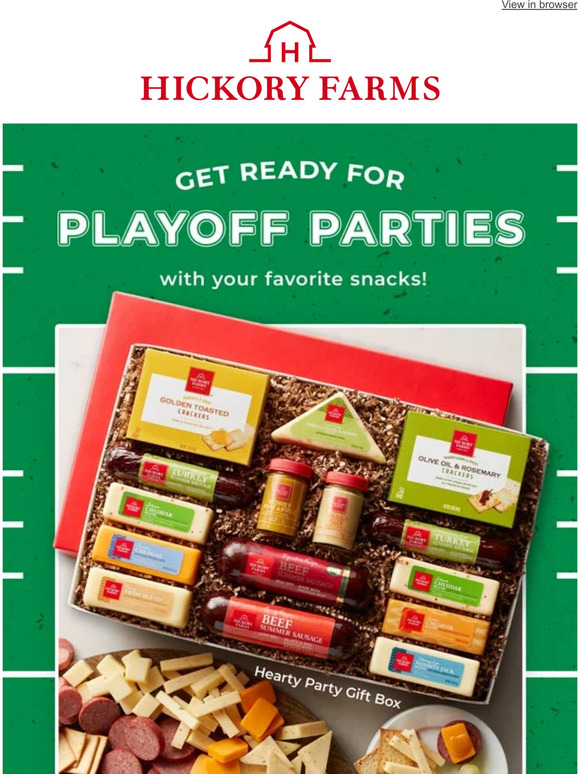 Hickory Farms Winner, winner, gift giver! Milled