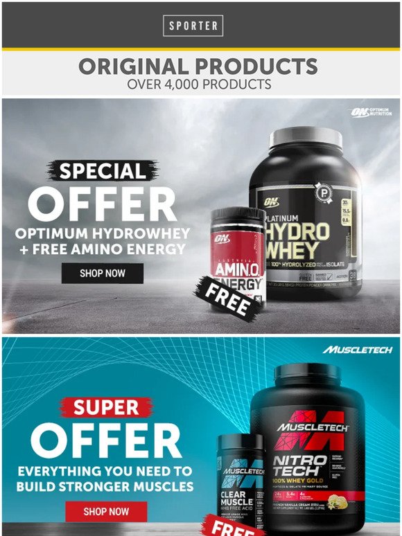 End of Year Offers 💪 Buy 1 Get 1 FREE Offers on Top-Selling Supplements