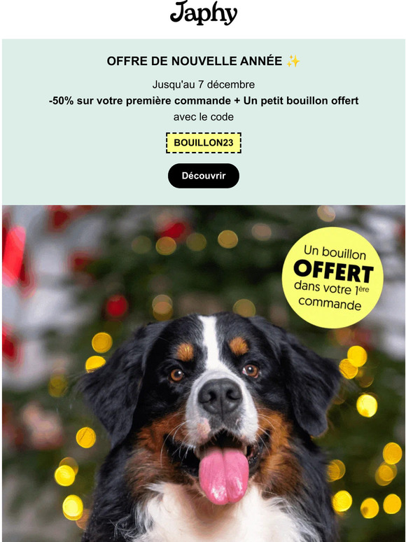 Cette année votre animal mange mieux 🌱