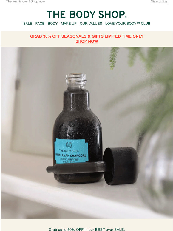 The Body Shop UK Not all SALES are the same... Milled