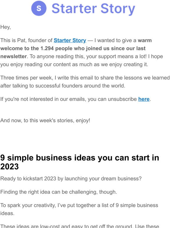 Starter Story: Learn How People Are Starting Successful Businesses
