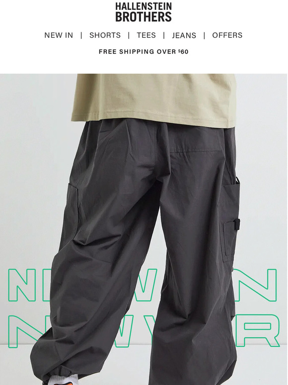 hallensteins.com: Parachute Pants landing SOON 🪂 | Milled