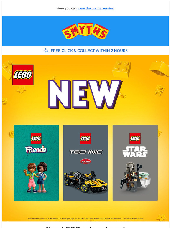Smyths Toys HQ New LEGO sets out now! Milled