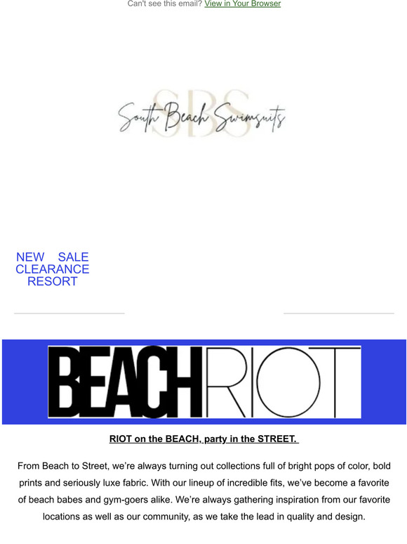 New swimsuits from Beach Riot 🏖