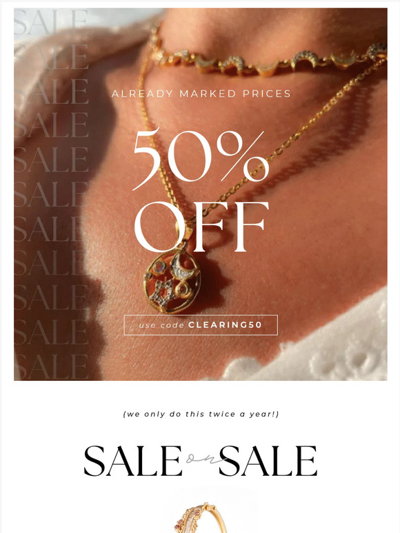 NEW STYLES ADDDED- 50% Off!