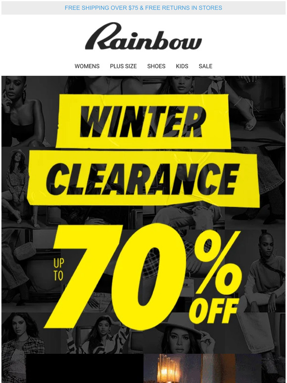 Rainbow Shops This year’s hot lineup of 🔥 BEST SELLERS Yours UP TO 70