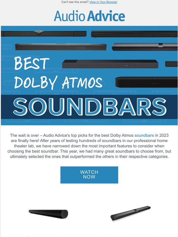 Audio Advice 🏆 Best Dolby Atmos Soundbars for 2023 🏆 Milled