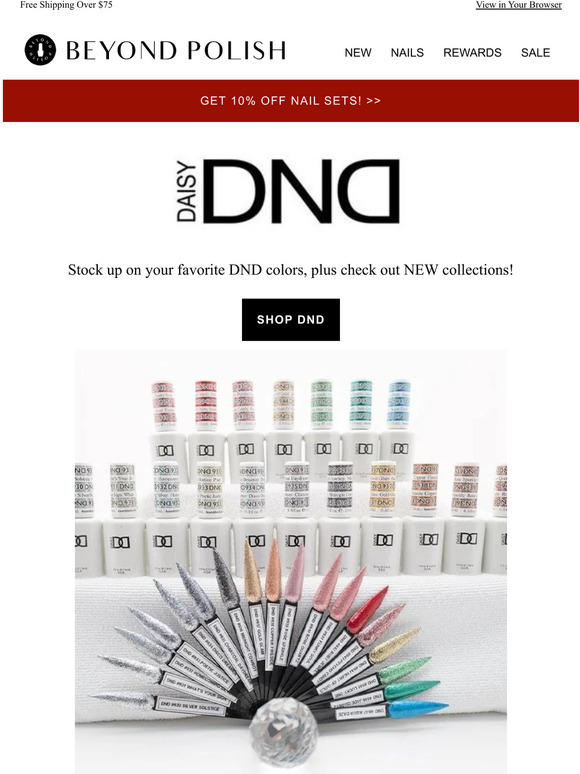 Beyond Polish 💅🏼 40+ NEW DND colors added! Milled