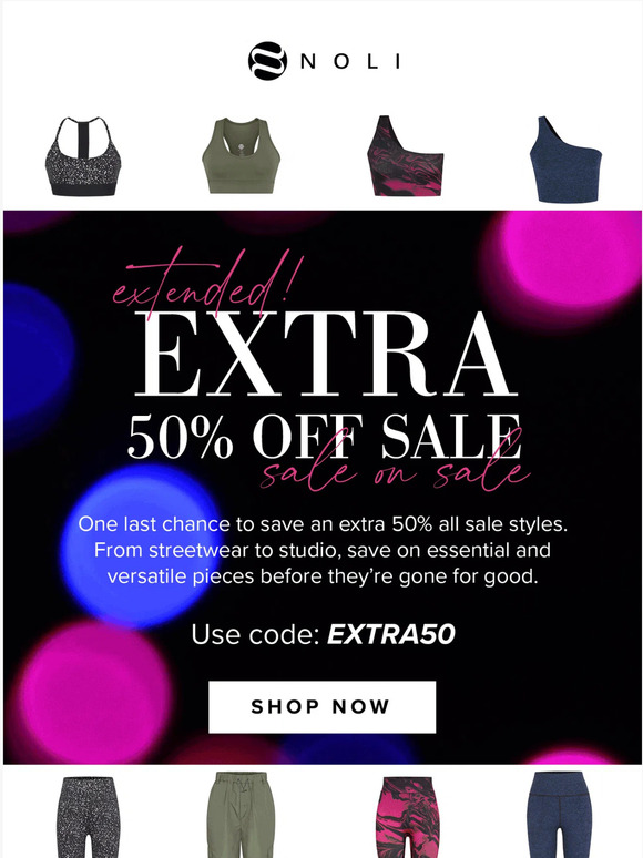 Noli Yoga NEW STYLES ADDED! EXTRA 50 OFF SALE Milled