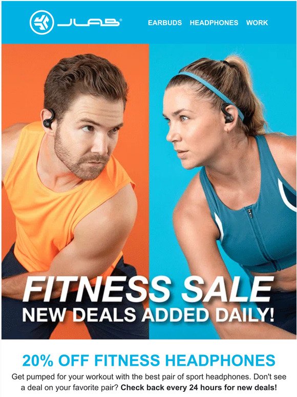 20% OFF Fitness Headphones to Support your New Years Goals