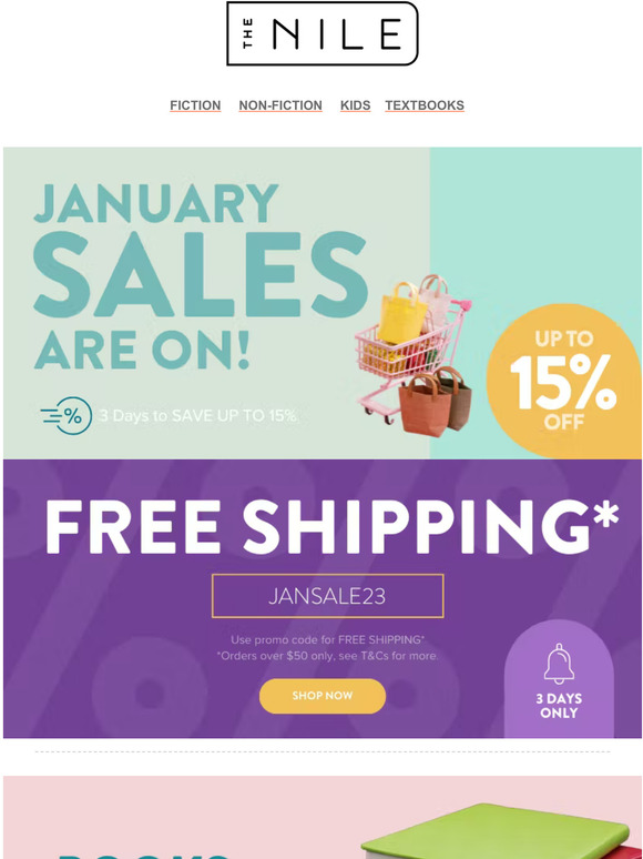 The Nile New Zealand's Largest Online Bookstore Aaaannnd Go! January