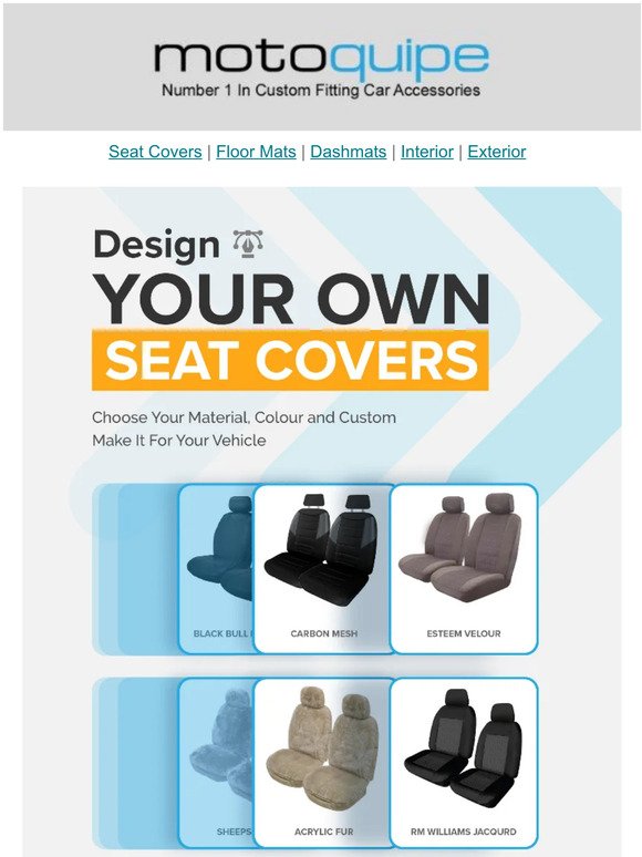 Design Your Own Seat Covers