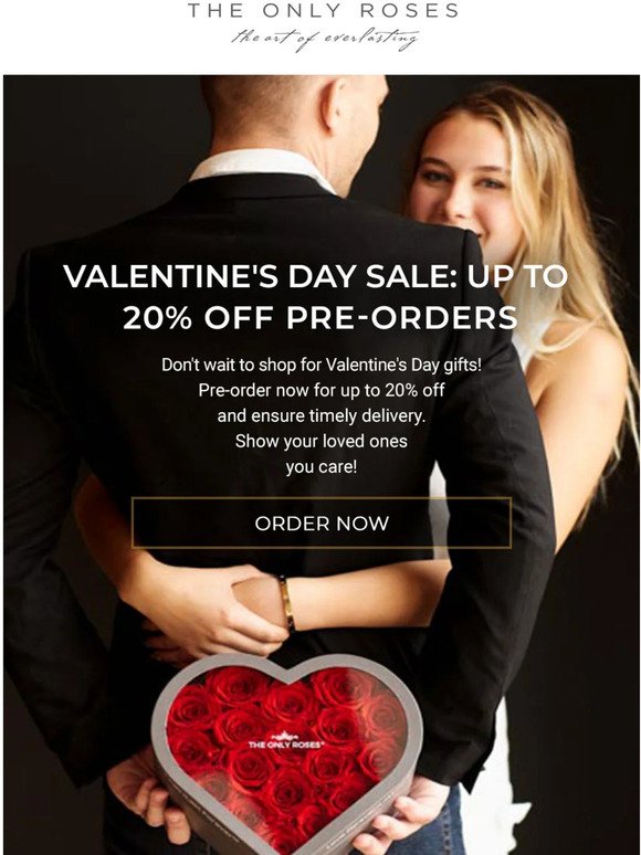 Huge Valentine's day sale on gifts for your sweetheart.