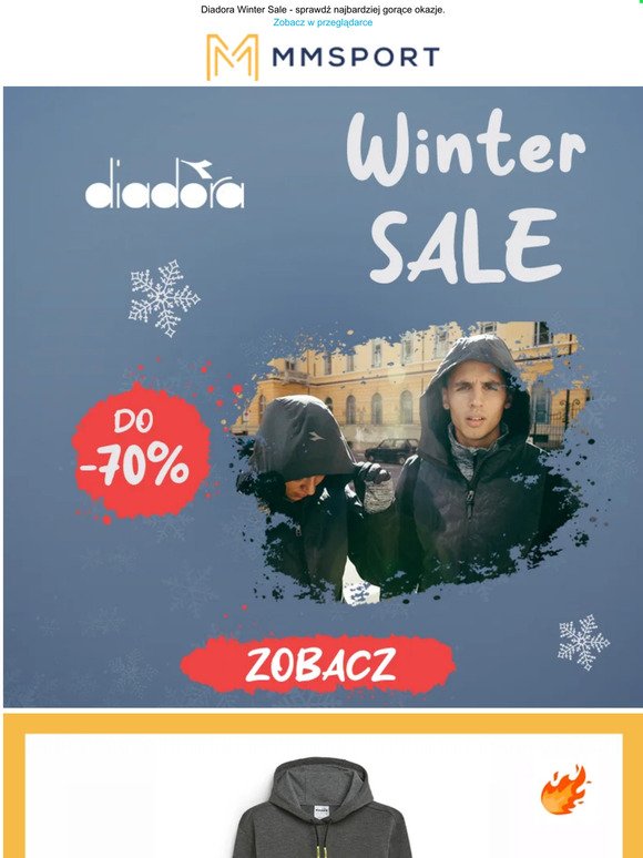 ❄️🔥Diadora Winter Sale - sprawdź najbardziej gorące okazje