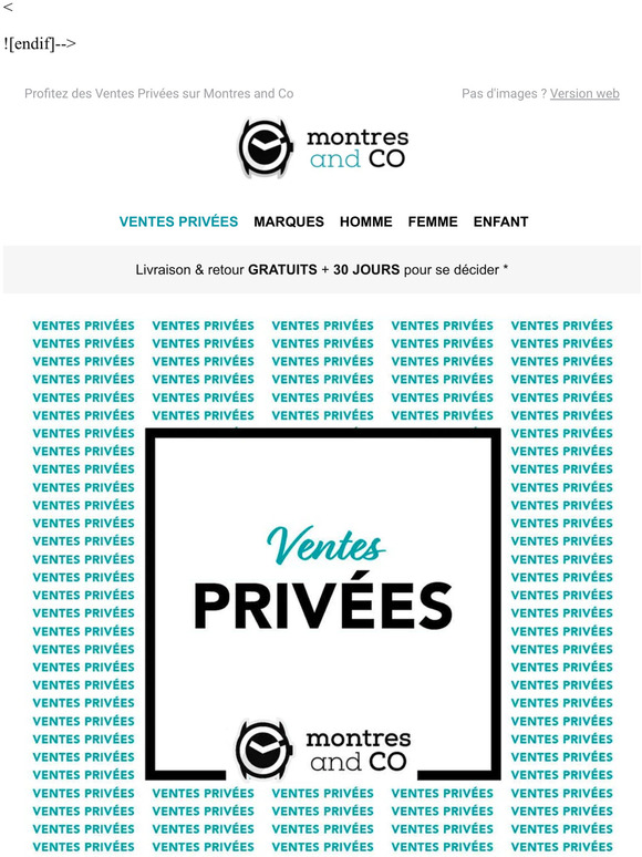 Ventes Privées : jusqu’à -50% ! 💙