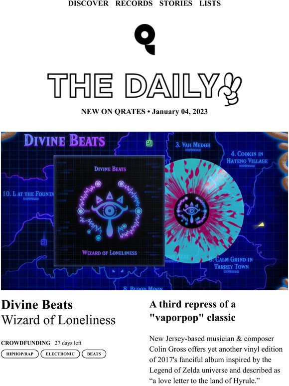 Qrates Daily: Wizard of Loneliness, "Divine Beats"