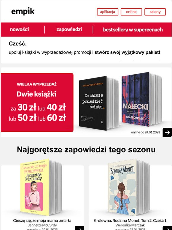Pakiety książkowe już od 30 zł | 3za2 na ebooki 📚