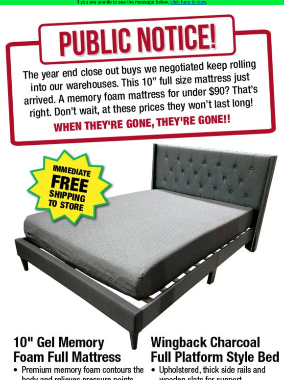 Menards Full Size Mattress Under 90! Milled