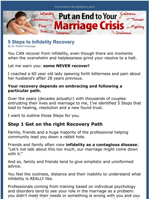 Break Free From The Affair 5 Steps To Infidelity Recovery New