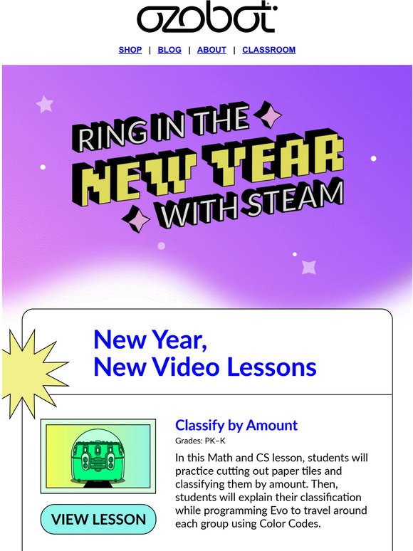 #STEAM Lessons to Kick Off the New Year
