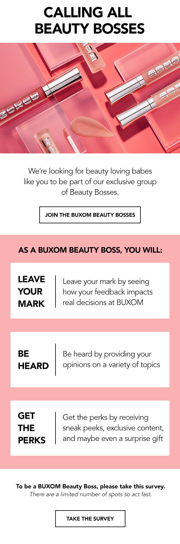 Join the BUXOM Beauty Bosses