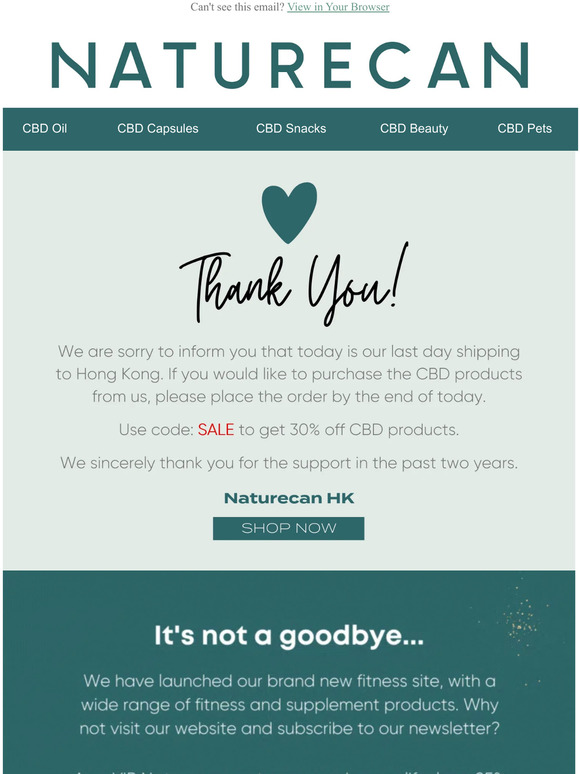 Last Day to Buy CBD