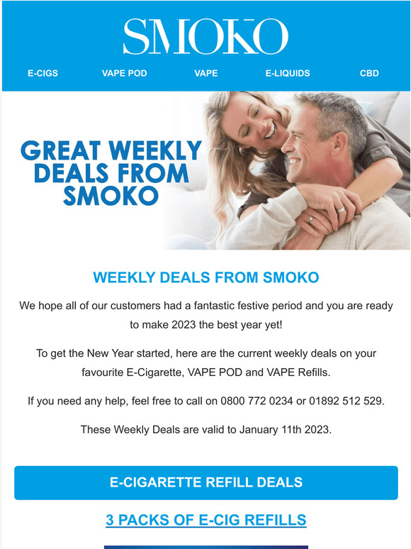 , Weekly Deals SMOKO