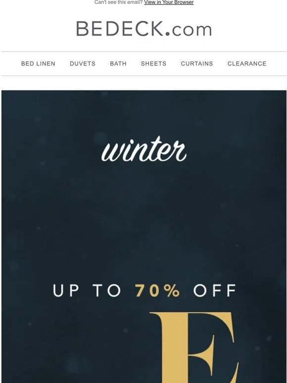 Beat The January Blues With Up To 70% Off!