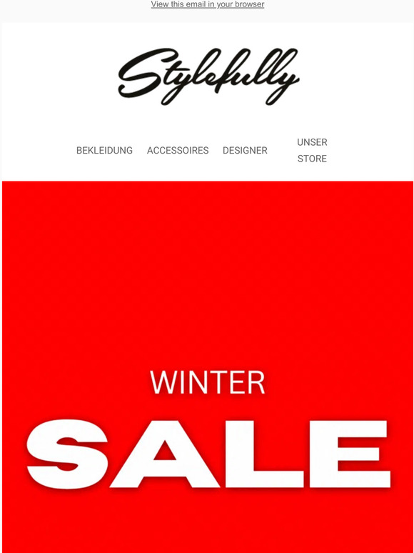 🚨 AB JETZT: WINTER SALE