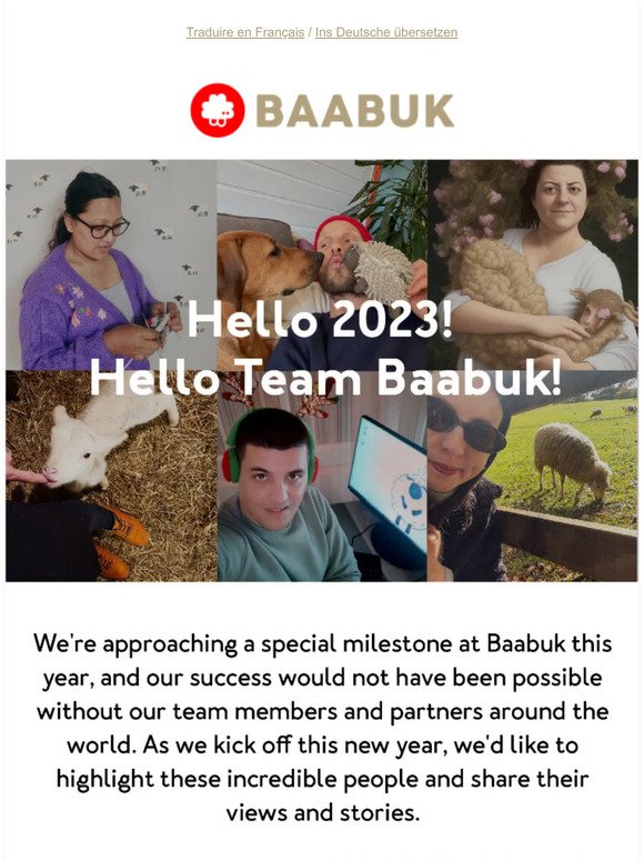 Hello 2023! Hello Team Baabuk